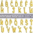 thumbnail image 3 of 104pcs (4 Sets) Golden Alphabet Letter Charms Alloy Double Sided A-Z Initial Letter Dangle Pendants for DIY Necklace Bracelet Jewelry Making Supplies, 3 of 7