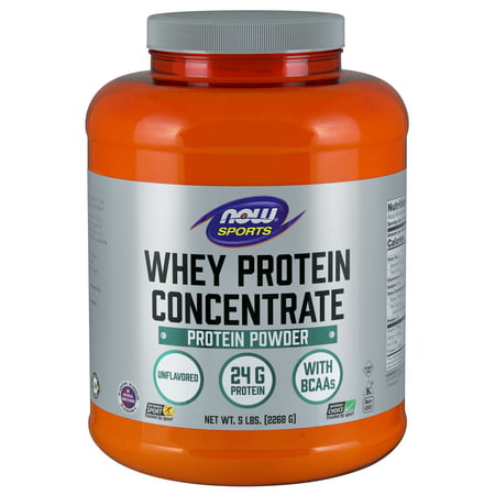 NOW Sports Nutrition, Whey Protein Concentrate Powder, Unflavored, (Best Source Of Whey Protein)