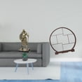 thumbnail image 2 of Estatua de caballero, figura de escritorio, soporte de madera, artesanía en resina, pieza de colección, decoración artística, ideal para el hogar, la, 2 of 8