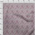 thumbnail image 3 of oneOone Polyester Spandex Light Gray Fabric Floral Fabric For Sewing Printed Craft Fabric By The Yard 56 Inch Wide, 3 of 5