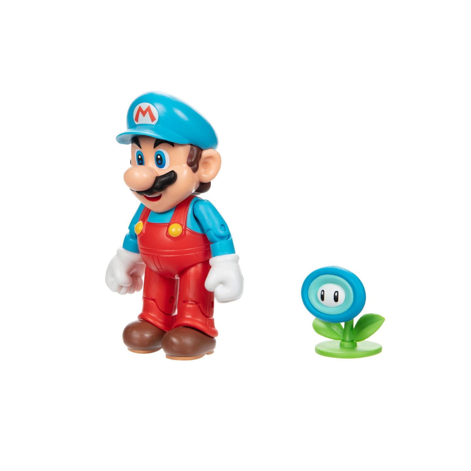 Figurine Super Mario de 4 pouces – Mario de glace avec fleur de glace