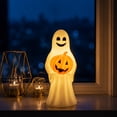 thumbnail image 6 of Fmxomd Halloween Ghost Figurine Funny Pumpkin Ghost Statue Ghost Decoration Holding for Gift Props Tabletop Home Decor Best Gifts for Party Weddings, 6 of 7