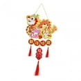 thumbnail image 2 of S SERENABLE Chinese New Year Hanging Ornament 2024 Spring Festival Decoration, Feng Shui Decor Lucky Charm for Party Holiday Office Porch, 2 of 7