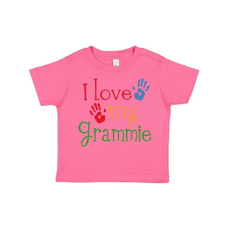 

Inktastic I Love My Grammie Gift Toddler Boy or Toddler Girl T-Shirt