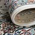 thumbnail image 5 of Rugs.com Rabia Collection Rug – 4' Round Ivory Low Rug Perfect For Kitchens, Dining Rooms, 5 of 9