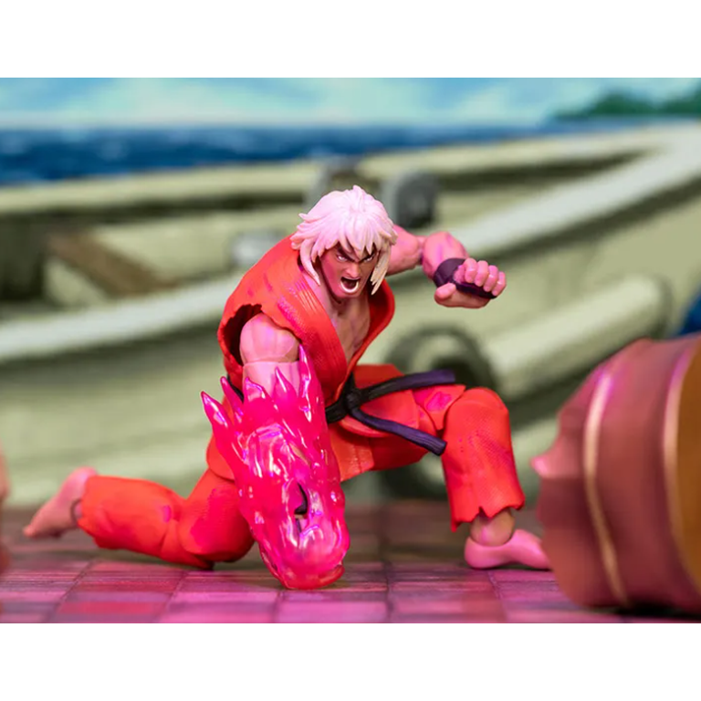 Jada Toys Ultra Street Fighter II Violent Ken Special Deluxe