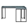 thumbnail image 3 of Furniture of America Fendry L-Desk with USB Plug, Antique Blue, 3 of 6