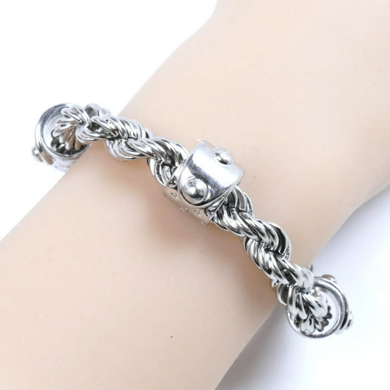 Pre-Owned LOUIS VUITTON Louis Vuitton Metal LV Rope Bracelet