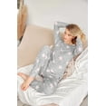 thumbnail image 4 of Ekouaer Womens Jogger Pajama Sets Long Sleeve Sleepwear Round Neck Nightwear Soft Pjs Lounge Sets with Pockets, 4 of 7