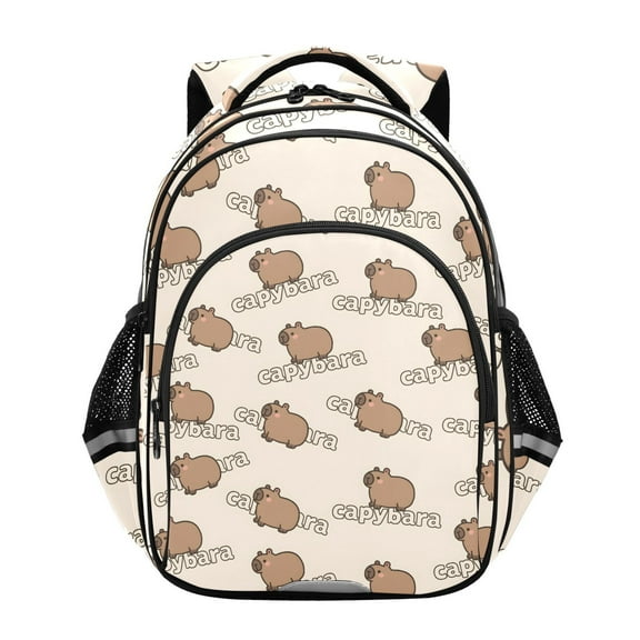 ALAZA Capybaras Cute School Backpack Elementary Bag Bookbag Travel Rucksack