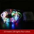 thumbnail image 6 of LED String Lights Outdoor, Battery Operated Rope Light ,Updated 39FT100 LEDs 8 Modes Waterproof Fairy Lights Dimmable/Timer with Remote for Christmas Halloween Holiday Decoration ,Multicolor, 6 of 6