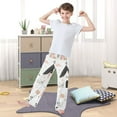 thumbnail image 5 of Cute House Pattern Pajama Pants Soft Lightweight Lounge Pants Bottoms Sleep Pants Warm Comfy, 5 of 9