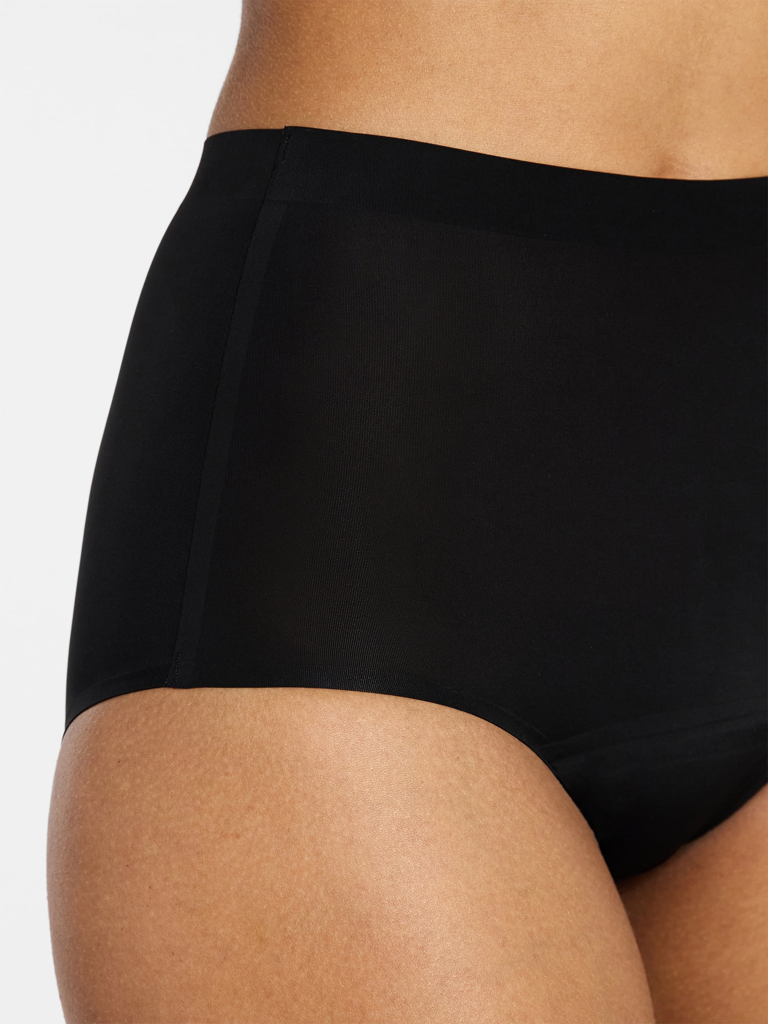 No Boundaries High-Rise Brief Moderate Absorbency Period Underwear, 2-Pack, Women’s Sizes XS-XXL