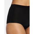 thumbnail image 6 of No Boundaries High-Rise Brief Moderate Absorbency Period Underwear, 2-Pack, Women’s Sizes XS-XXL, 6 of 8