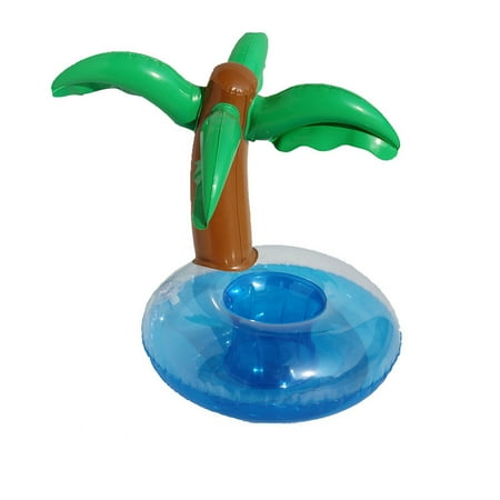 Lemonbest Pool Cup Holder Snack Rack Inflatable Floating Drink Cup Holder for Pool Beach Party