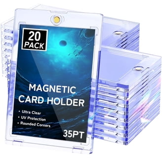 LOVFEN 25ct Magnetic Card Holder for Trading Cards, 35pt One Touch