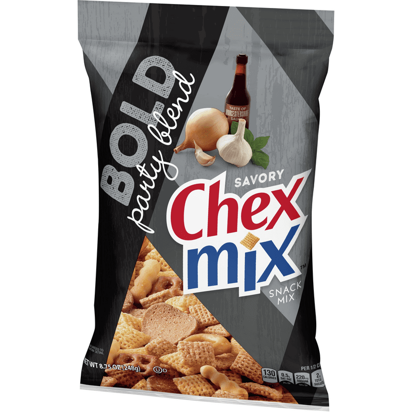 Chex Mix Bold Party Blend Savory Snack Mix 8 75 Oz Walmart Com Walmart Com