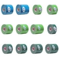 thumbnail image 4 of Toystoory Cinta de kinesiología de 5 metros, cinta atlética, cinta de recuperación deportiva, gimnasio de flejado Gimnasios en casa Verde claro 3.8 cm * 5 m, 4 of 6