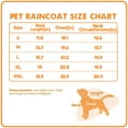 thumbnail image 3 of PUMYPOREITY Dog Raincoat Hooded Dog Rain Jacket Waterproof Pet Raincoat for Small Dogs Puppies French Bulldog, 3 of 8