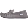 thumbnail image 5 of SNUGRUGS Womens Luxury Wool Suede Moccasin / Slipper with Rubber Sole (11 US, Grey), 5 of 7