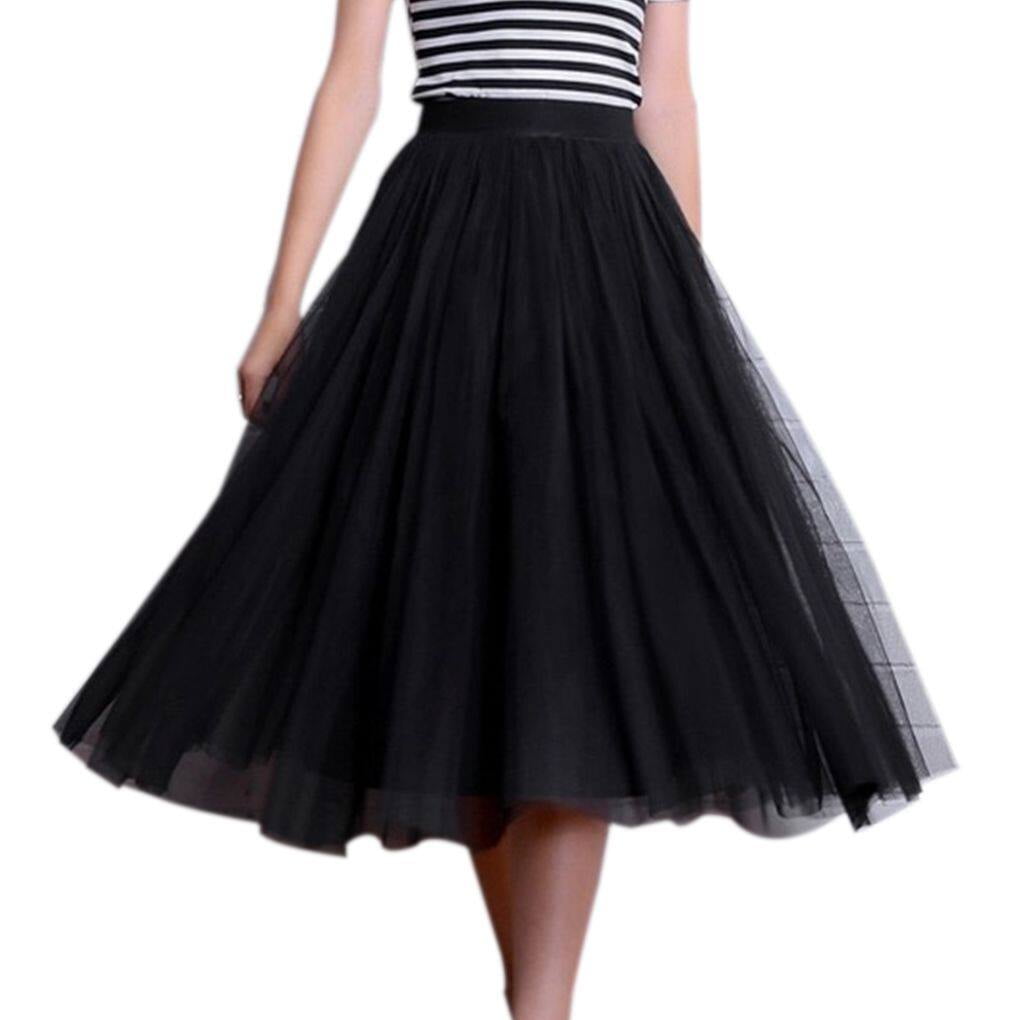 Jupe Plissee Femme Jupe Organza Mesh Jupe Organza Plissee Maille Elastique Tulle a Taille Haute Jupe Longue Tutu Walmart