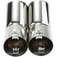 thumbnail image 4 of Performance Upgrade Stainless Steel Dual Pipe Exhaust Tips for VW Golf 4, Bora, Jetta, 4 of 5