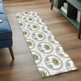 thumbnail image 3 of Runner Rug 2'x6', Palm Trees Washable Non-Slip Hallway Runner Rugs, Green Summer Botanical Watercolor Bedside Rugs Floor Mats Carpet Runners for Kitchen Bathroom Laundry Room, 3 of 8