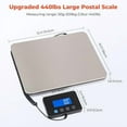 thumbnail image 2 of Shipping Scale, 440lb/1.8oz Digital Postal Scale for Packages with Hold/Tare Function, Backlit LCD, Battery & Cable Included, Postage Scale for Small Business, Packages, Luggage, and Home Use, 2 of 9