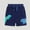 Navy a3, variant on Spazoro Toddler Boys Girls Shorts, with Pockets Printed Summer Elastic Waist Casual Shorts for Boys Navy Size 4 T