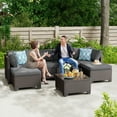 thumbnail image 5 of 7 Piece Outdoor Patio Conversation Sets,Asofer Patio Sectional Furniture Set and A Coffee Table for Courtyard,Poolside,Party, 5 of 10