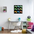 thumbnail image 2 of Stupell Industries Neon Pop Style Gaming Controllers Paint Splatter Graphic Art Gallery Wrapped Canvas Print Wall Art, Design by Daphne Polselli, 2 of 7