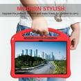 thumbnail image 4 of DWaybox Kids-Proof Case for Lenovo Idea Tab 11.0 inch 2025 Model - Lightweight EVA Shockproof Cover with Handle Stand & Anti-Drop Protective Shell -Red, 4 of 4