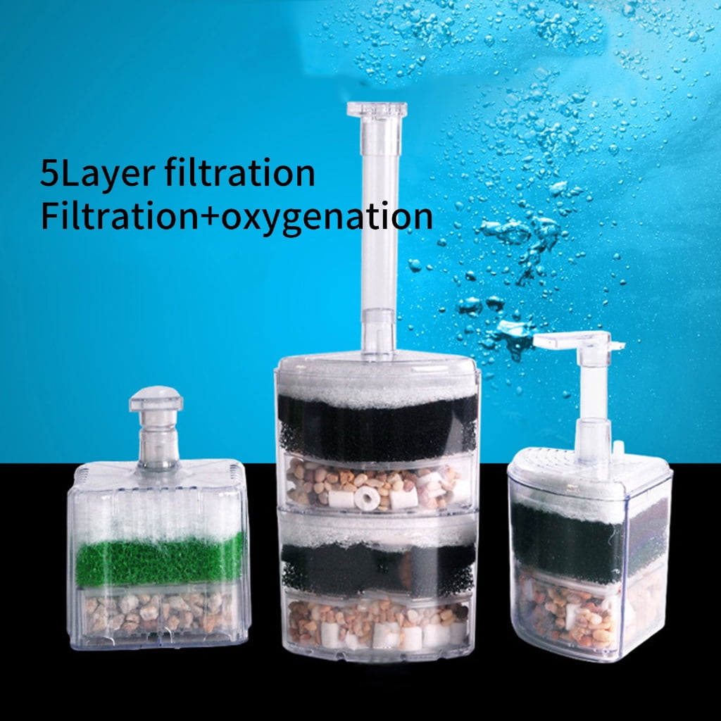 Aquarium Filter Quiet Cartridges FishTank Cotton Filtration Biofilter Aquarium Accessories Filter Inserts(2 Pack)