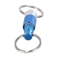thumbnail image 4 of Portable Keychain with Detachable Metal Key Ring For 360° Rotation Dual Ring Buckle dark blue, 4 of 9