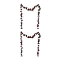 thumbnail image 2 of Maytalsory Romantic Atmosphere With Simulated Flower Vines For Restaurants Etc rose 45 roses 2Set, 2 of 6