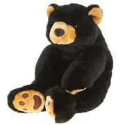 Giftable World B01021 21 in. Plush Bean Bear - Black