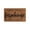 J, variant on Welcome Doormat Rustic Farmhouse Front Door Mat, Brown Coir Style Non Slip Entry Rug for Porch Patio Indoor Outdoor Home Entrance Decor 17.7 x 29.5 Inch