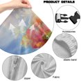 thumbnail image 7 of Jiueut Sea Turtle Plumeria Print Gaming Chair Cover with Armrest Covers, Stretchable Computer Chair Cover Anti-Dust High Back Chair Slipcover with Elastic Band, 7 of 7