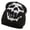Black and white, variant on Comfortable Stretchy Acrylic Knit Cap With Skull Pattern For Men Women Fashion