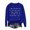 Blue, variant on ibuvkizy Valentines Day Sweatshirts for Women Round Neck Printed Sweatshirts Long Sleeved Pullover Top Sweatshirt Blue,XS