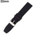 thumbnail image 1 of Flmtop 16mm - 28mm Waterproof Solid Soft Silicone Buckle Watch Strap Band Replacement, 1 of 10