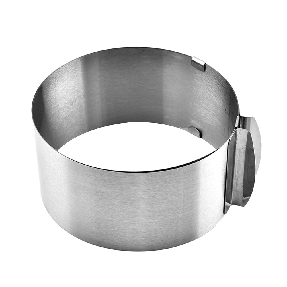 Details about   12Pcs Cookie Fondant Baking Tools Stainless Steel Mold Mousse Cake Ring Round 