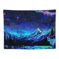 thumbnail image 5 of Creowell  Mountain Tapestry Starry Night Tapestries for Bedroom Aesthetic Moon and Stars Tapastry Wall Hanging Nature Forest Wall Tapestry for Living Room Dorm  40x30inch, 5 of 6