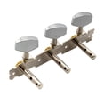thumbnail image 4 of Musiclily Basic 3 on a Plate Short Acoustic Guitar Tuning Pegs keys Machine Heads Tuners Set, Metal Button Nickel, 4 of 5
