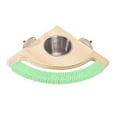 thumbnail image 1 of Percha para pájaros con comedero integrado. Comedero para loros. Fácil de limpiar. Accesorio para jaula. Percha para de guacamayos, loros pequeños,, 1 of 8