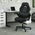 thumbnail image 6 of OFM Essentials Collection Racing Style Bonded Leather Gaming Chair, in Black (ESS-3085-BLK), 6 of 15