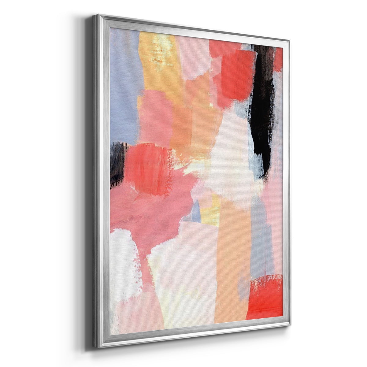 Aerial Scarlet I Premium Framed Print, in Gold, Black, or Silver - Ready to Hang