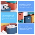 thumbnail image 5 of KONTONTY Storage Cube Organizer with Lid and Handles 2pcs Capacity Box for Clothes and Essentials Stylish Home Closet, 5 of 8
