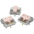 thumbnail image 2 of Kailh Low-Profile Pink Switch 5 Pin Thiner Key Switches DIY Replaceable Switches for Mechanical Gaming Keyboard (110pcs), 2 of 6