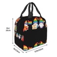 thumbnail image 2 of Naloa Happy Pride Gnome Print Lunch Box for Women Men,Insulated Lunch Bag,Lunchbox,Thermal Leakproof Cooler,Reusable Lunch Tote Bag for Work School Travel Picnic, 2 of 7
